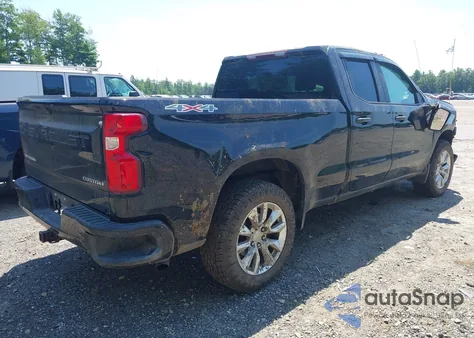 2021 Chevrolet Silverado 1500 4Wd Double Cab Standard Bed Custom from USA, damaged, VIN 1GCRYBEK4MZ110265